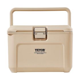 Portable Cooler 16.5 QT Insulated Hard Cooler 23 Can Capacity with Cup Holder