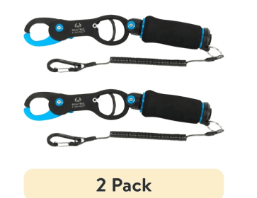 (2 pack) Realtree Fishing 11-inch Lip Gripper with Scale