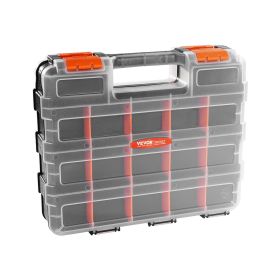 34-Compartment Double-Sided Fishing Gear Organizer Box