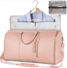 Garment Bags for Travel, Convertible Suit Travel Bag for Women (Color: Pink)
