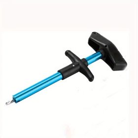 1pc; T-Shaped Fish Hook Removal Tool; Fishing Accessories (Color: Blue)