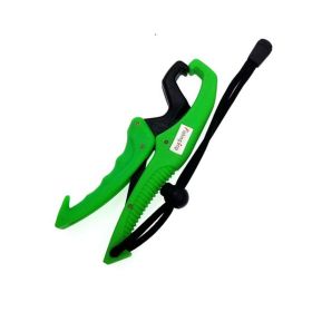 1pc Fish ABS Gripper With Adjustable Rope (Color: Green)