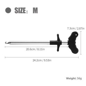 ATISEN Stainless Steel  Hook Remover; Outdoor Fishing Accessories (Color: Black, size: M)